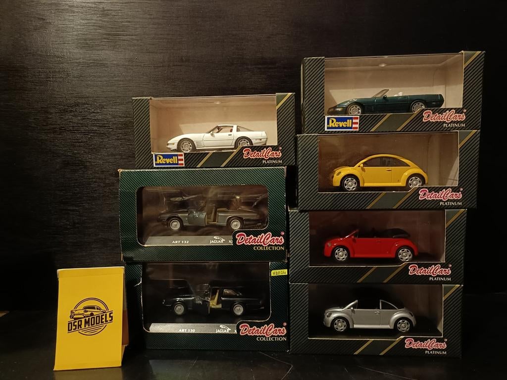 1:43 Detailcars (Revell) verschillende types, Overige merken, Auto, R, Nieuw