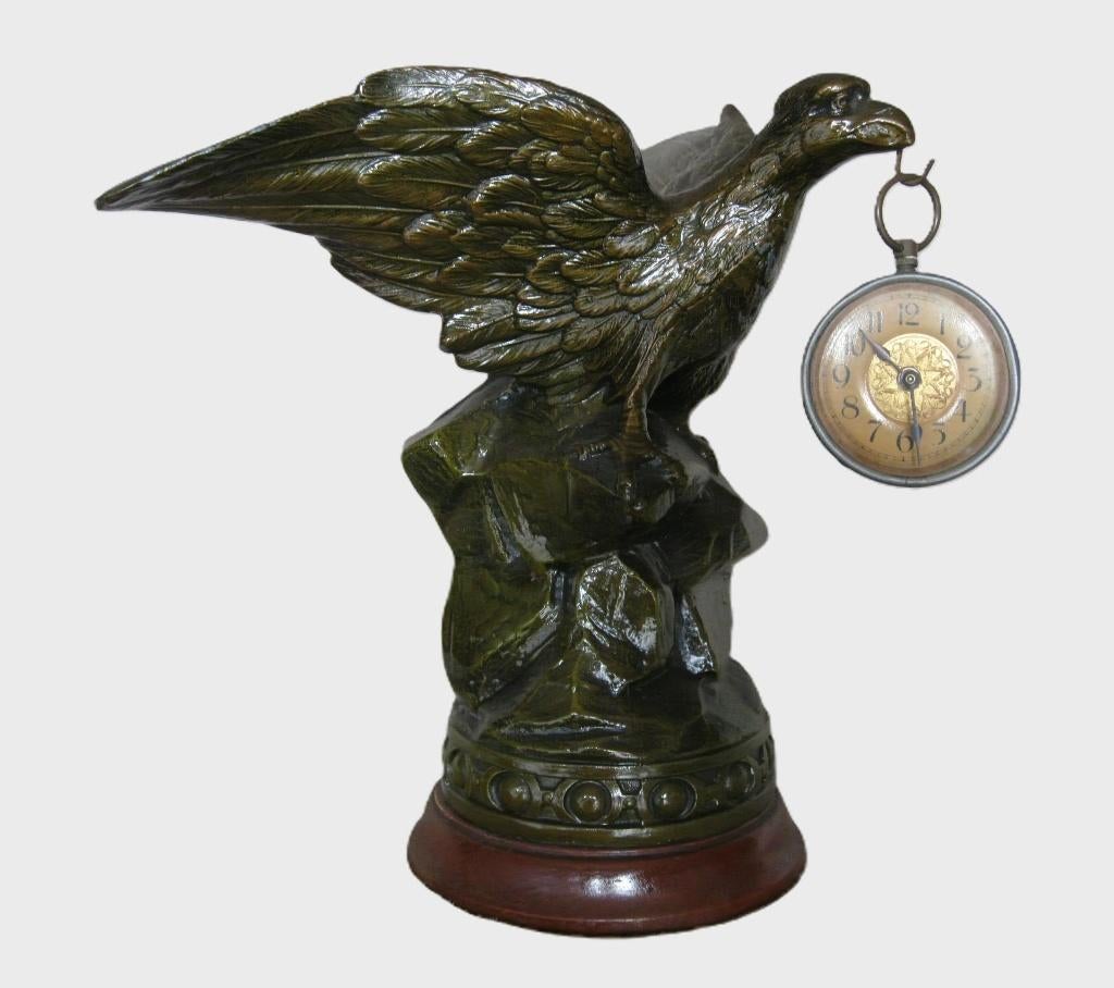 Arend adelaar - porte-montre., Antiek en Kunst, Antiek | Klokken, Ophalen