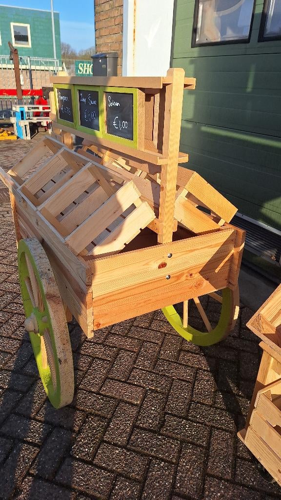 groentekar, groentestelling, Ophalen, Zo goed als nieuw, Industriepark 2a 9351PA Leek, H.O.Albert Ale Slotema