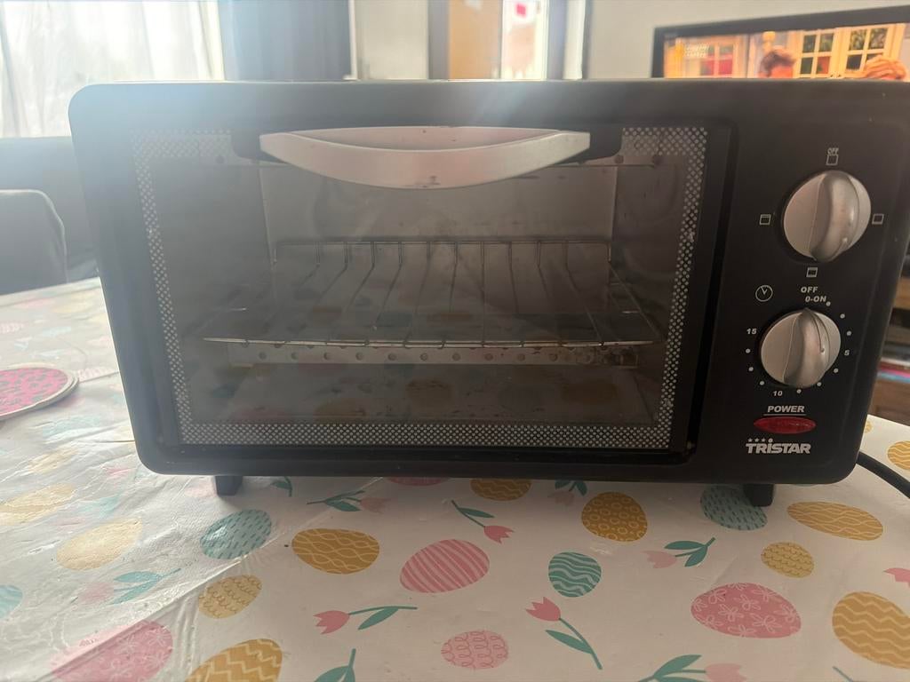 Tristar Mini Oven met Grillfunctie - Compact en Gebruikt, Minder dan 45 cm, Gebruikt, Ophalen of Verzenden, Oven met grill