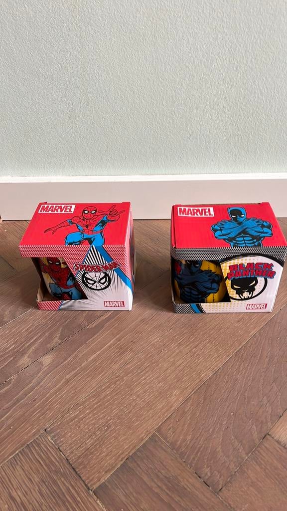 Mok marvel beker Spider-Man black panther zwarte panter, Ophalen of Verzenden, Nieuw, Overige stijlen, Kop(pen) en/of Schotel(s)