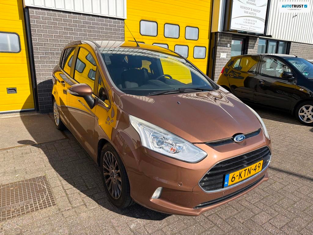Ford B-Max 1.0 EcoBoost Titanium |NAP|Clima|Boekjes, Auto's, Ford, Voorwielaandrijving, Euro 5, 125 pk, Gebruikt