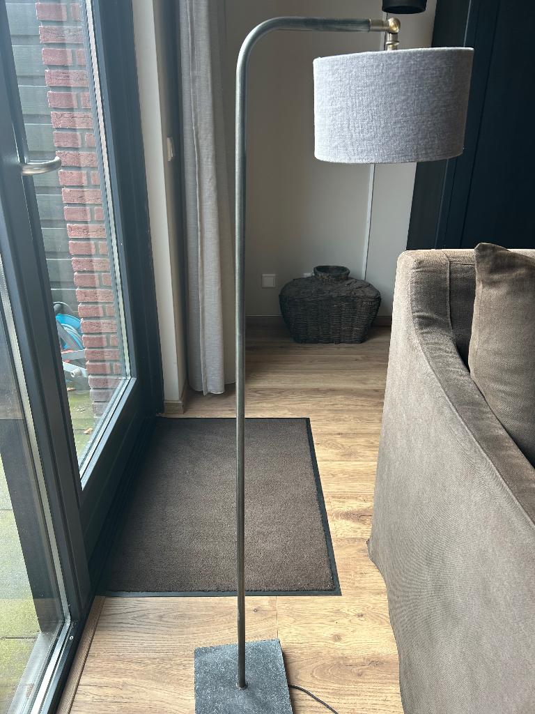 Vloerlamp Aura Peeperkorn boogmodel, Huis en Inrichting, Ophalen, 100 tot 150 cm, Metaal, Landelijk