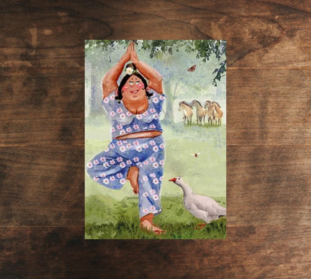 Ingrid Berendsen A6 ansichtkaart, Ophalen of Verzenden, 1980 tot heden, Ongelopen, Overige thema's