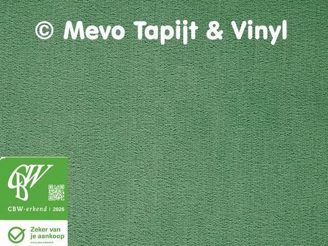 Project Velours, Kleur Groen, lengte 7.50x 4, gratis staal, Huis en Inrichting, Stoffering | Vloerbedekking, Nieuw, Tapijt, Groen