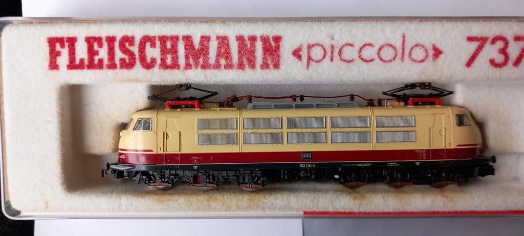 Te  koop fleischmann  piccolo tee lok n spoor, Gebruikt, Fleischmann, Ophalen of Verzenden, Analoog