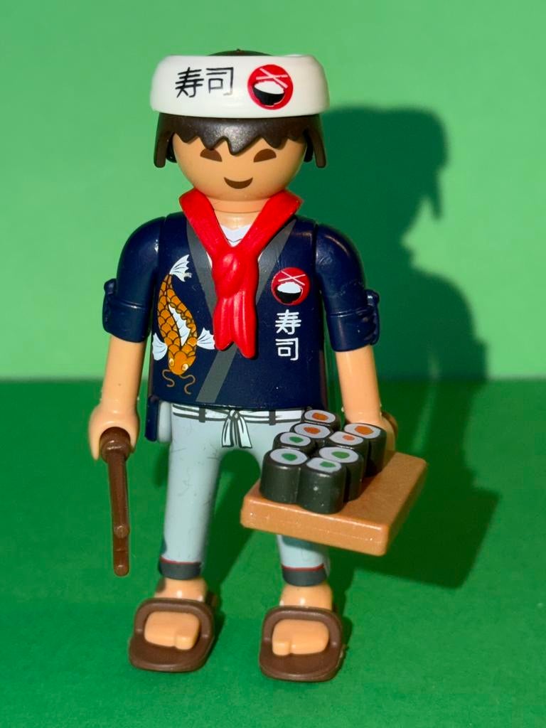 Met 043: playmobil: figures serie 25: sushi chef, Ophalen of Verzenden, Nieuw, Complete set