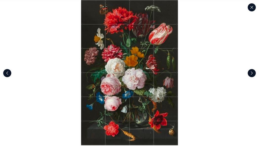 Ixxi still life with flowers, Ophalen of Verzenden, Nieuw