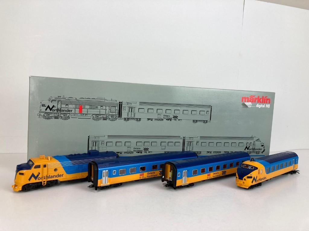 Märklin 37500 – "Northlander" Ontario Northland Diesel Set, Hobby en Vrije tijd, Wisselstroom, Treinset, -, -