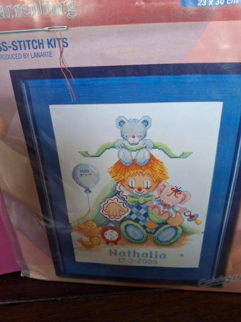 Geboorte pakket - birth  clown, Ophalen of Verzenden, Nieuw, Borduurpakket