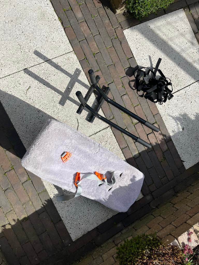 Weber babyschaal + cover + adapter/console Winther bakfiets, Ophalen of Verzenden, Gebruikt, 0 t/m 10 kg, Voorzitje