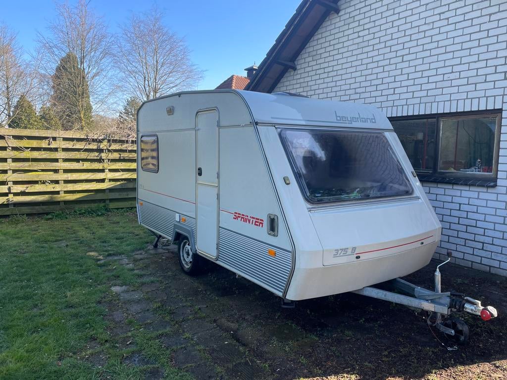 Beyerland Sprinter 375 B Motorcaravan, Caravans en Kamperen, Caravans, Treinzit, Particulier, Tot en met 4, Luifel