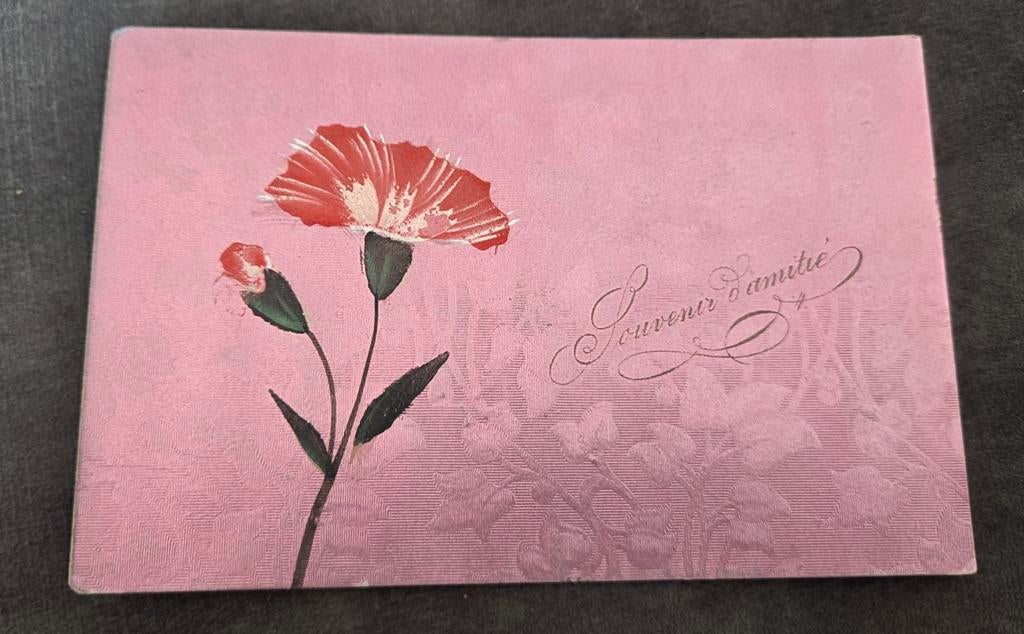 Antieke prentbriefkaart Anjers, Verzenden, Voor 1920, Gelopen, Overige thema's