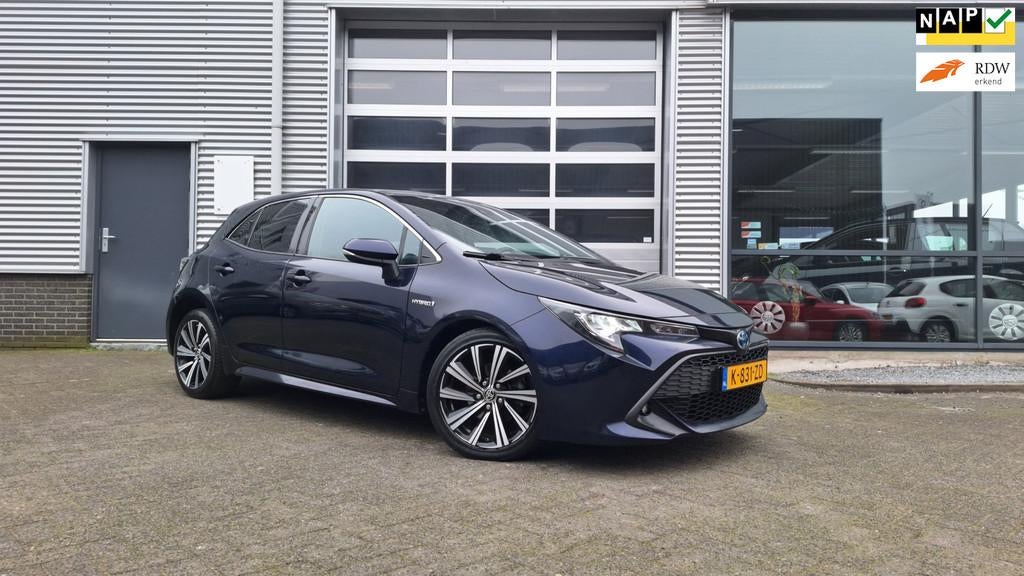 Toyota Corolla 1.8 Hybrid Business Plus/Camera/Cruise/Lm vel, 450 kg, Gebruikt, 4 cilinders, Blauw