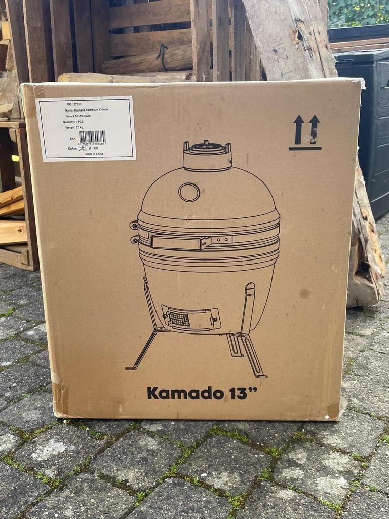 Kamado barbecue zwart 13inch, Ophalen, Nieuw, Kamado