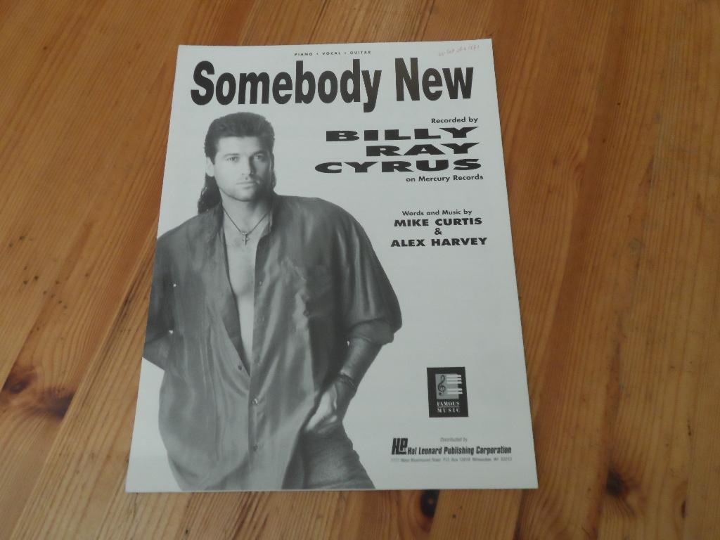 Somebody new - billy ray cyrus - curtis / harvey, Nieuw, Gitaar, Ophalen of Verzenden, Artiest of Componist