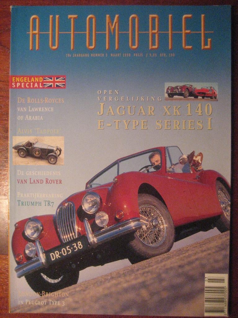 Automobiel 3 1998 Jaguar XK 140, E-types Series 1, TR7, Ophalen of Verzenden, Nieuw, Peugeot