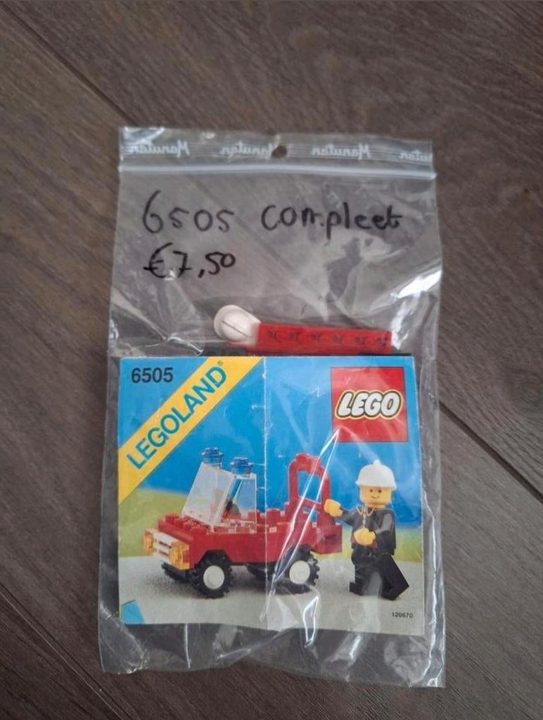 Legoland 6505 compleet met boekje, Ophalen of Verzenden, Gebruikt, Complete set, Lego