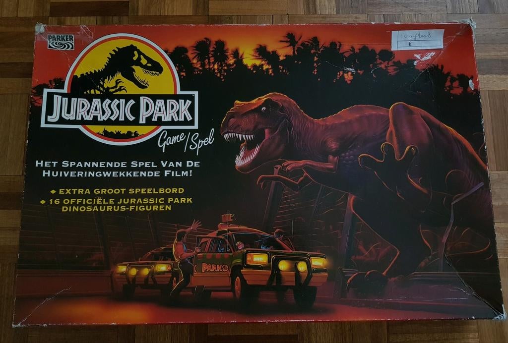 Jurassic park game spel (compleet), Hobby en Vrije tijd, Gezelschapsspellen | Bordspellen, Ophalen of Verzenden, Gebruikt