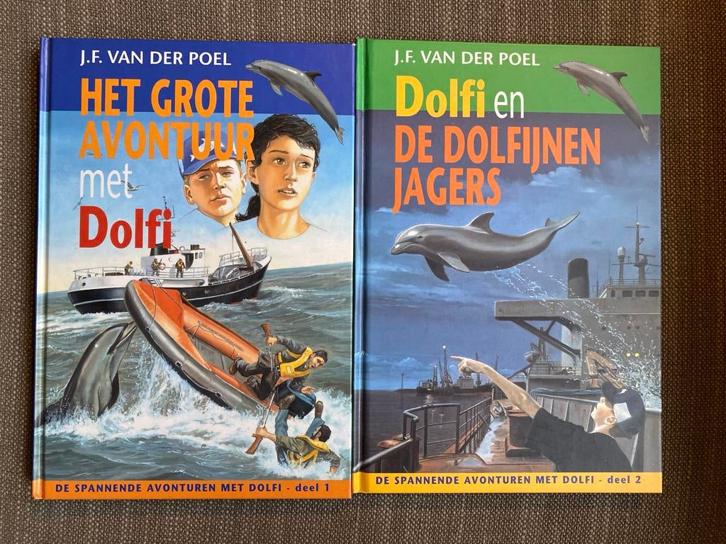Het grote avontuur met Dolfi en deel 2 - J.F. van der Poel, Ophalen of Verzenden, Zo goed als nieuw, Fictie algemeen