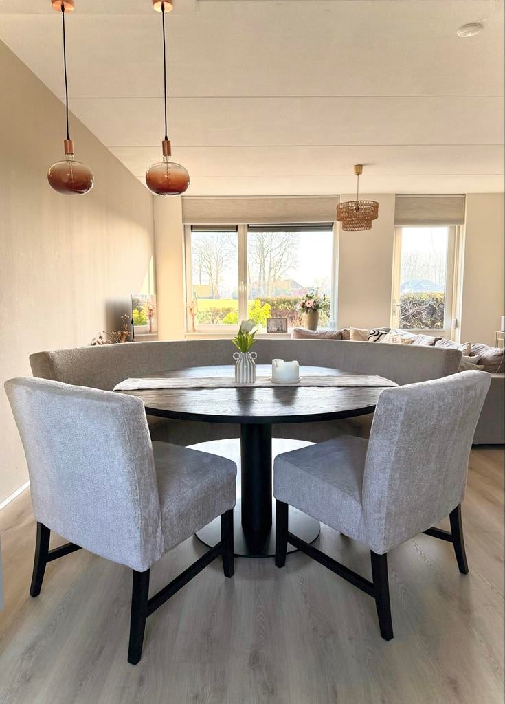 Prachtige Eetkamer Set in Nieuwstaat, Ophalen, Nieuw, 4 tot 6 stoelen