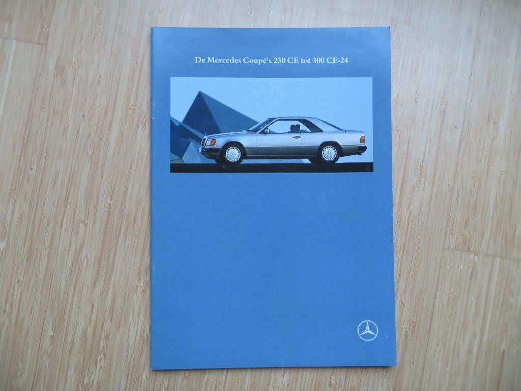 Folder Mercedes-Benz 230 CE, 300 CE, 300 CE-24 Coupe 1990, Zo goed als nieuw, Mercedes-Benz, Mercedes, Ophalen of Verzenden