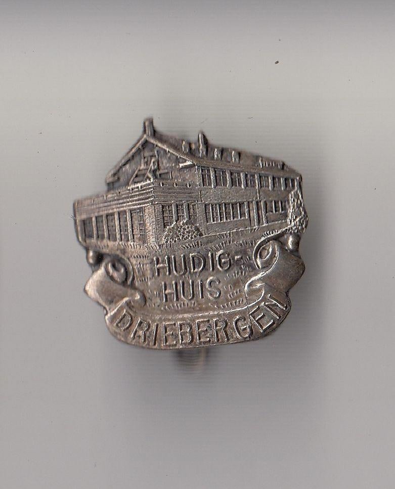 Driebergen Hudig Huis broche, Gebruikt, Niet vindbaar, Niet vindbaar, Speldje of Pin