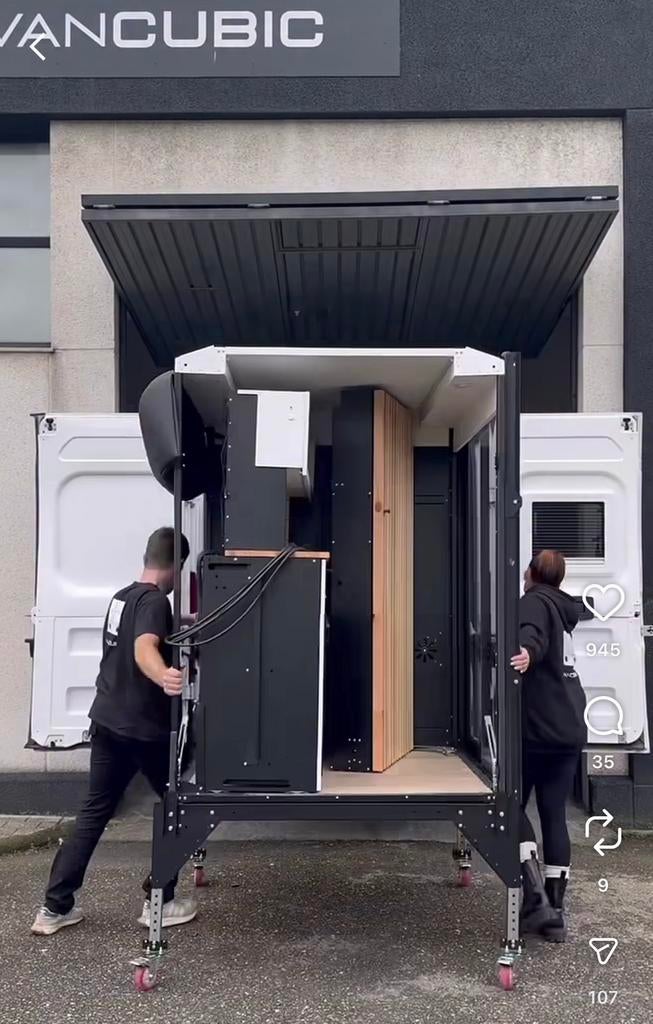 Nieuw plug and play camperinterieur  accu water keuken bed, Ophalen, Nieuw