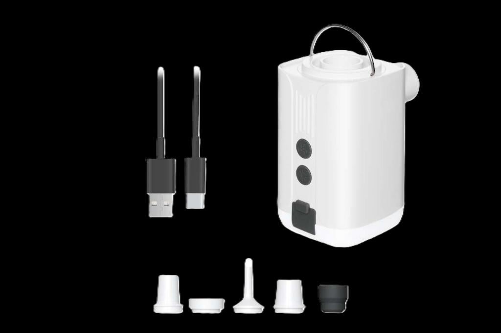 Draadloze Luchtpomp 5 in 1 met Powerbank en Lamp, Ophalen of Verzenden, Nieuw