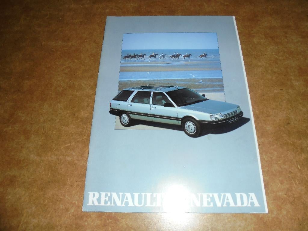 brochure Renault 21 Nevada  1989, Ophalen of Verzenden, Zo goed als nieuw, Renault
