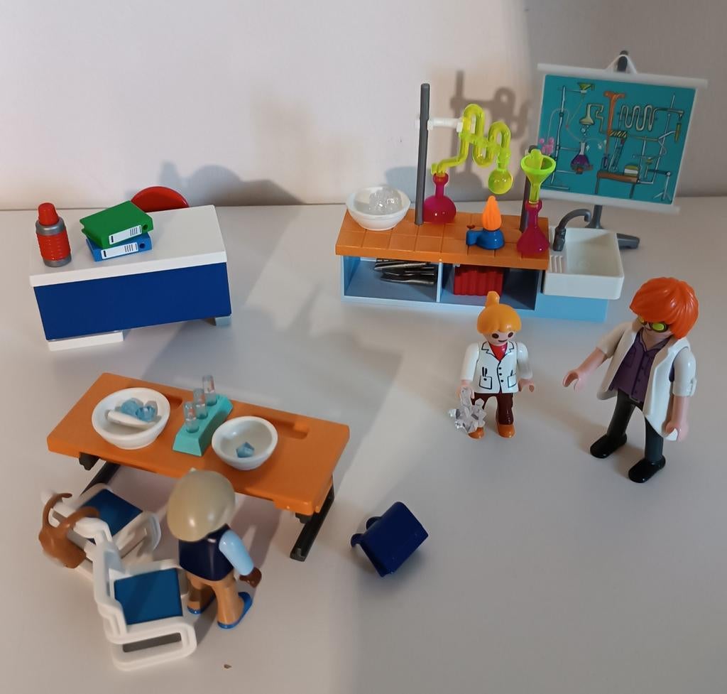 Playmobil scheikundelokaal 5456 City Life, Ophalen of Verzenden, Zo goed als nieuw