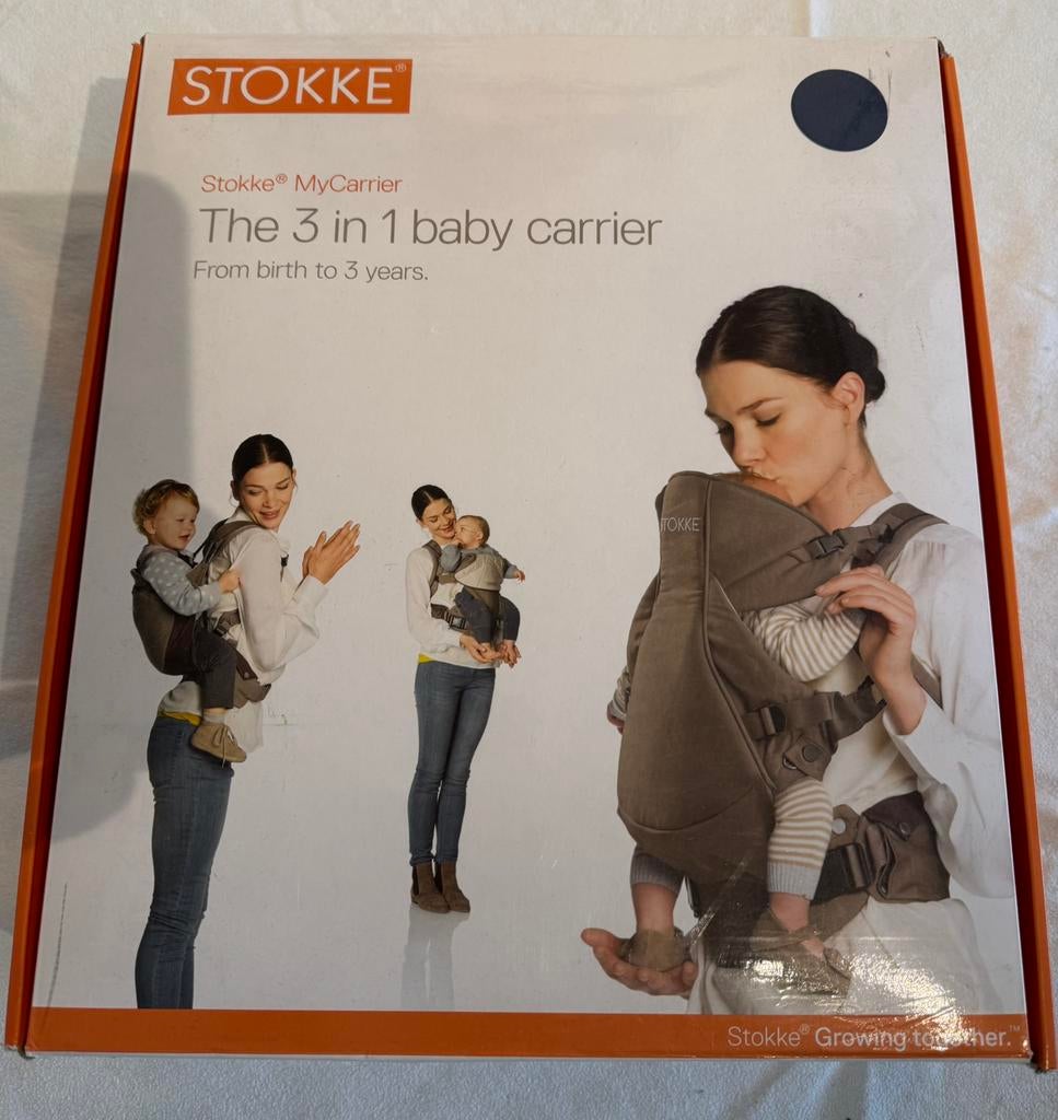 Stokke 3 in 1 baby carrier navy blauw, Kinderen en Baby's, Babydragers en Draagdoeken, Buik of Rug, Zo goed als nieuw, Draagzak