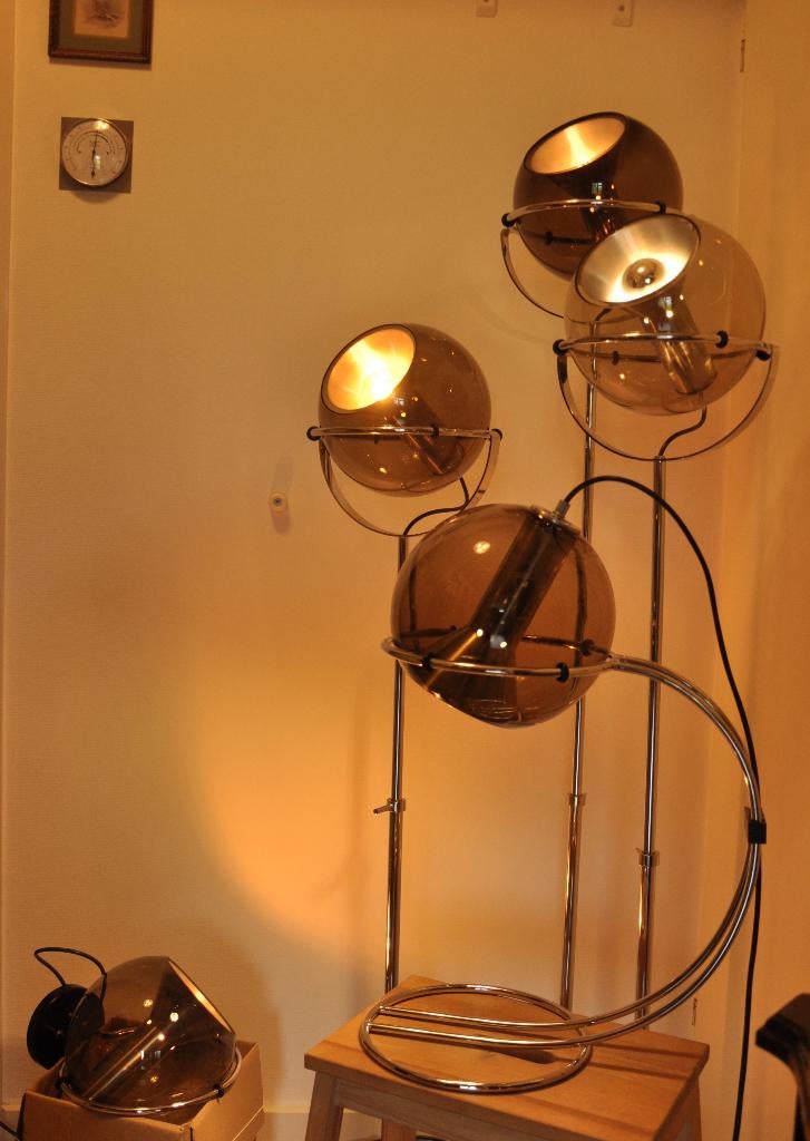 Raak | Frank Ligtelijn | Originele Globe | Geheel Hersteld, Ophalen of Verzenden, Zo goed als nieuw, Vintage | 1960 | 1970 | Globes | Frank Ligtelijn |