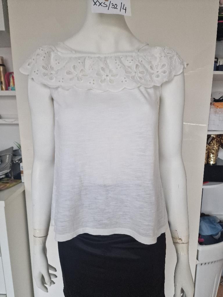 St Bernard shirt maat XXS/32, Wit, St.Bernard, Ophalen of Verzenden, Zo goed als nieuw