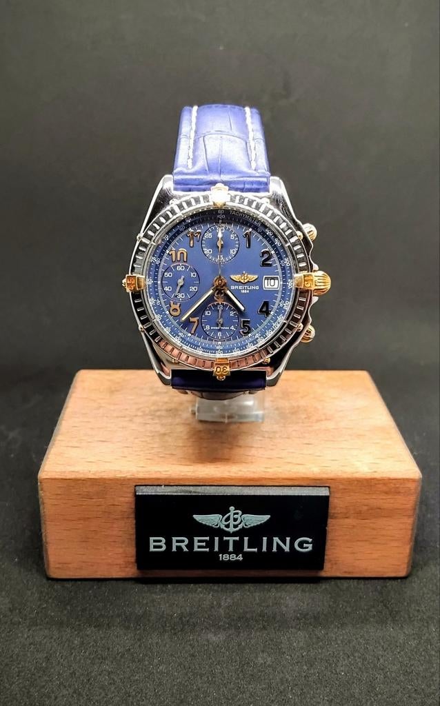 Breitling Chronomat Goud/Staal B13050.1  39mm, Sieraden, Tassen en Uiterlijk, Horloges | Heren, Ophalen, Breitling, Polshorloge