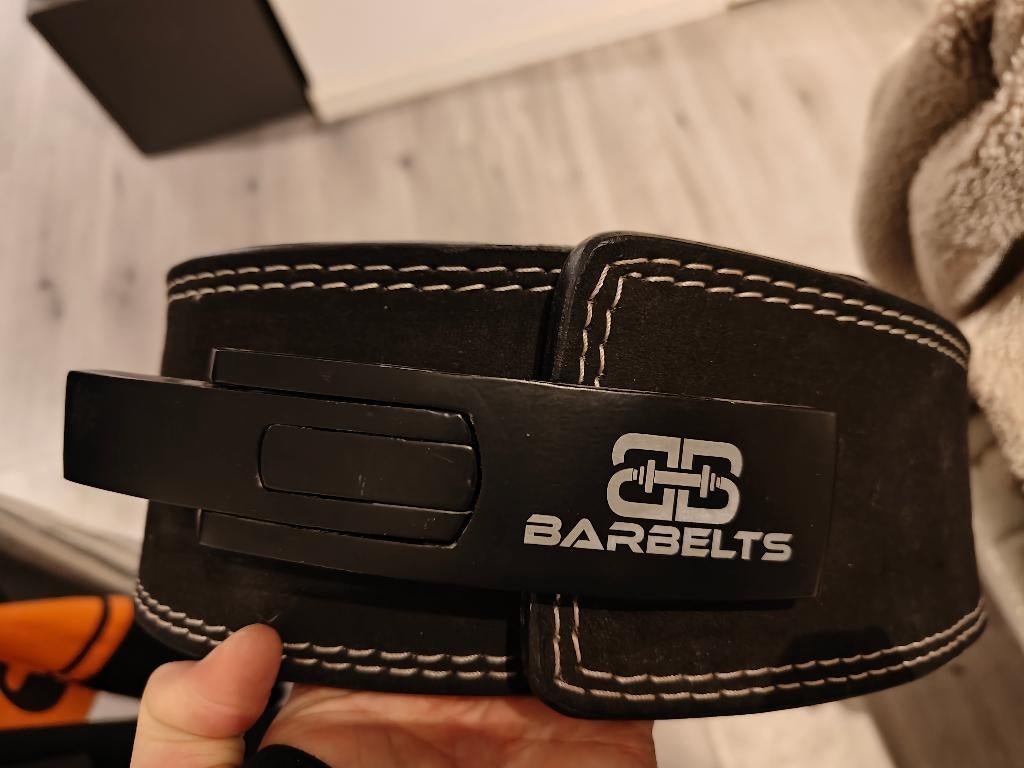 Barbells lifting, Ophalen of Verzenden, Zo goed als nieuw, Rug, Halterriem