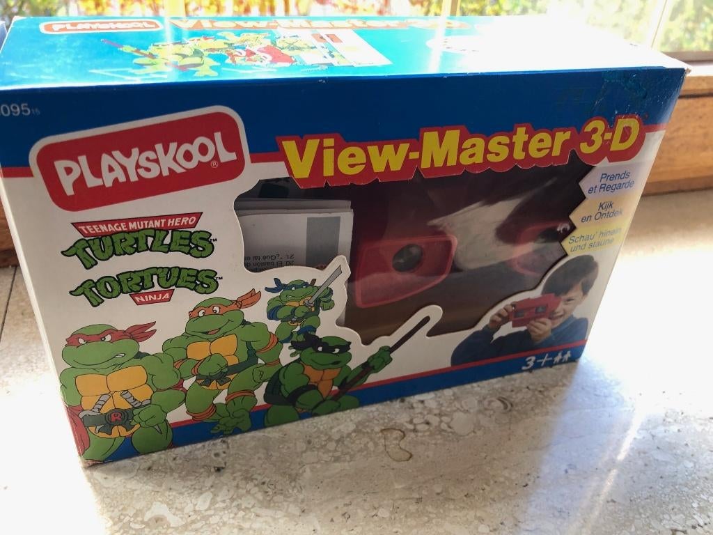 TMNT Ninja Turtles Viewmaster 3D Cartoon 1990, Ophalen of Verzenden, Gebruikt