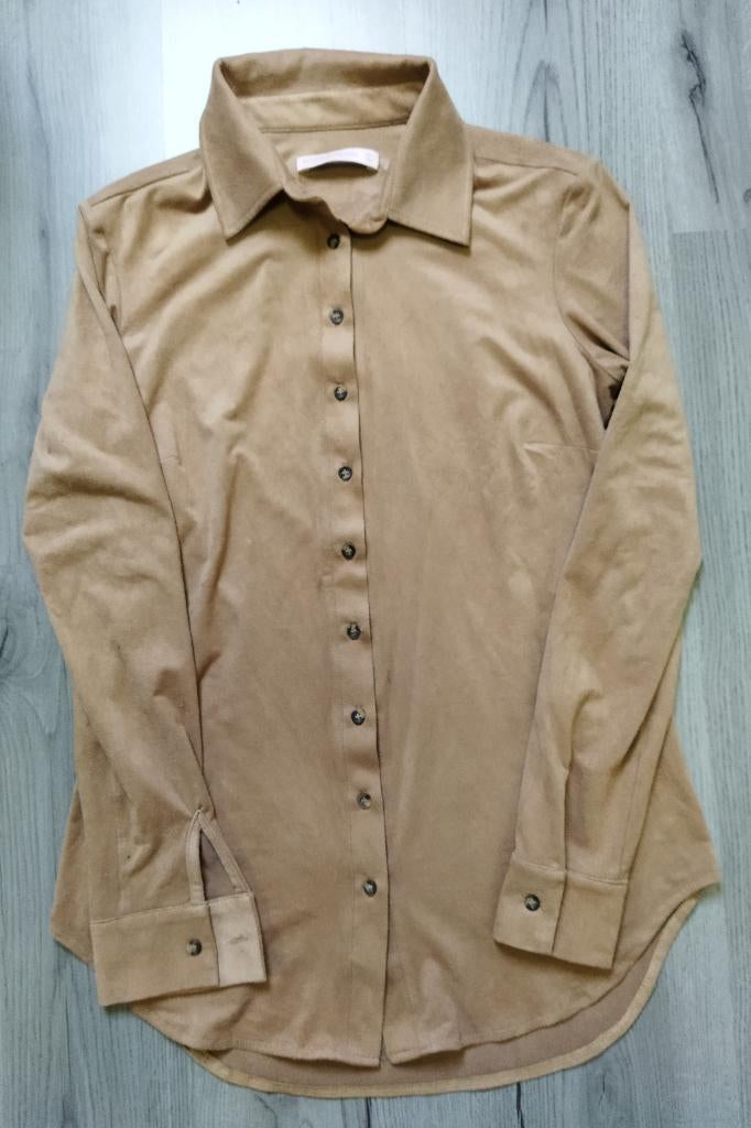 Blouse Camel Suedine Studio Anneloes Maat S, Kleding | Dames, Studio Anneloes, Bruin, Ophalen of Verzenden, Zo goed als nieuw