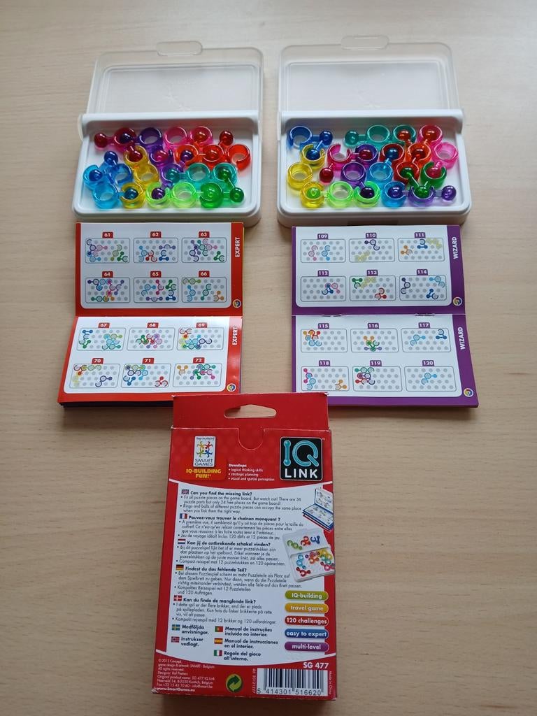 2 x Smartgames IQ-link (8+), Een of twee spelers, Nieuw, Ophalen of Verzenden, Smart Games