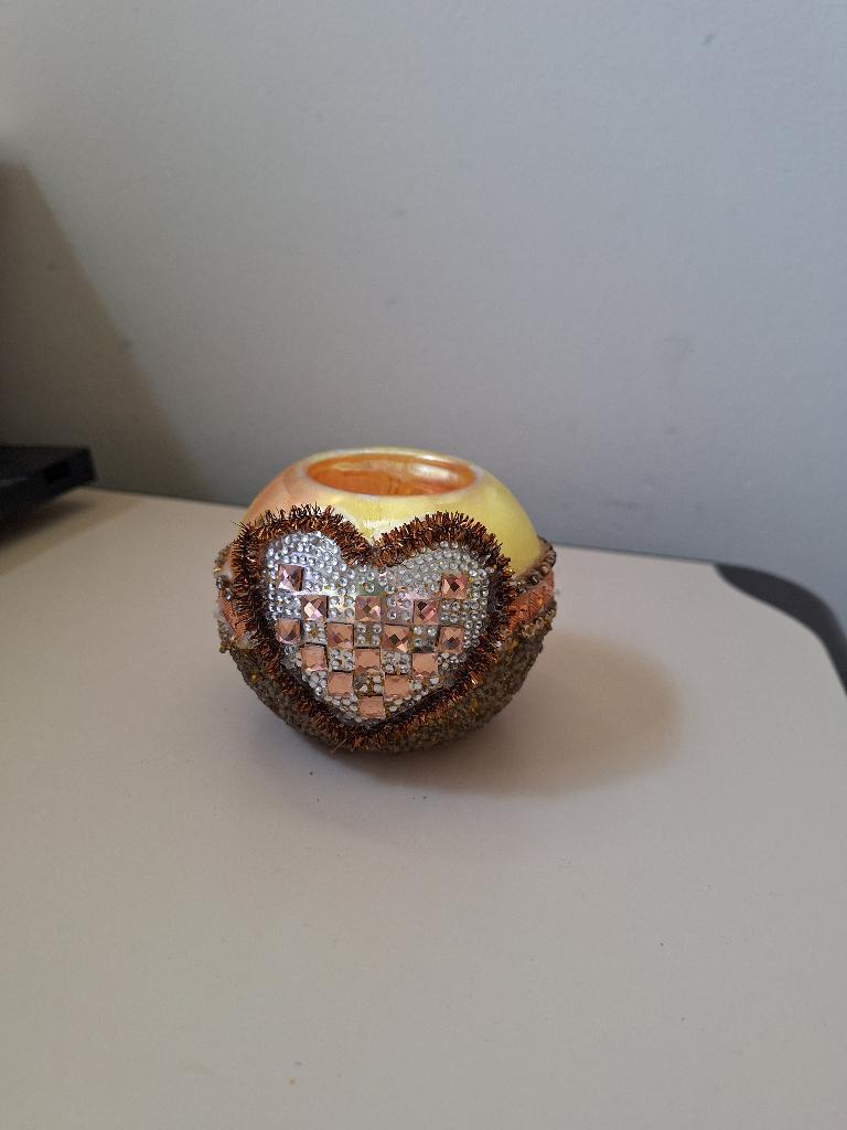 waxinelichtje hartje sfeerlicht, Huis en Inrichting, Woonaccessoires | Kandelaars en Kaarsen, Overige materialen, Ophalen of Verzenden