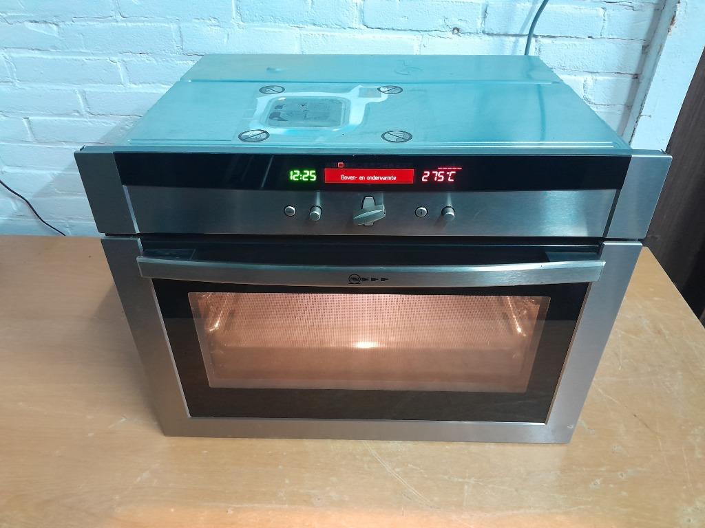 NETTE 45CM NEFF C17E64N0 HETEUCHT INBOUW OVEN TE KOOP, 45 tot 60 cm, Gebruikt, Hete lucht, 60 cm of meer