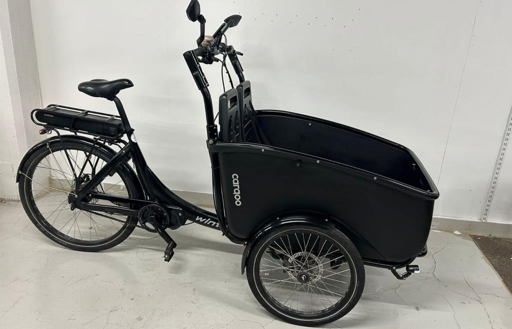 Elektrische Winther Deluxe Bakfiets, Overige merken, ExampleStreet 123, 1234AB ExampleCity, Ophalen of Verzenden, Zo goed als nieuw