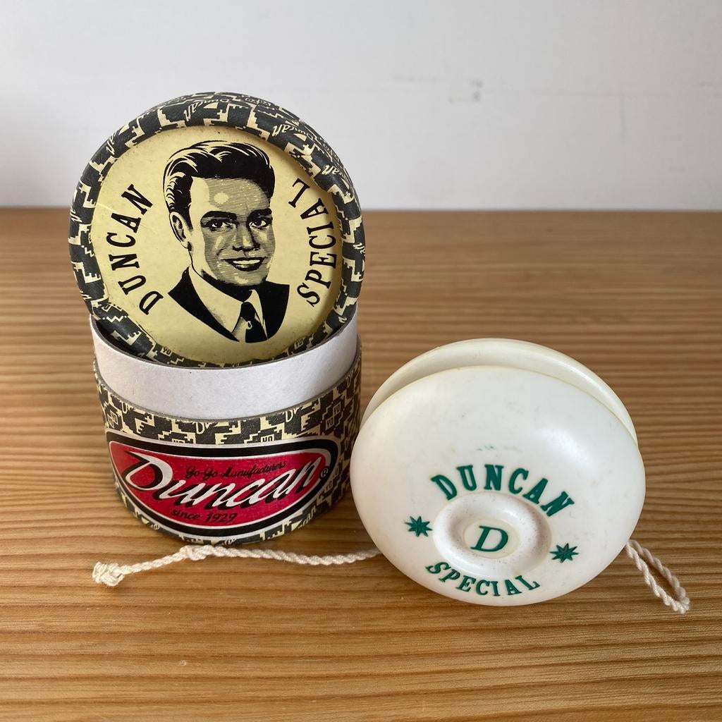 Vintage Duncan Yoyo Jo jo in doosje, Ophalen of Verzenden, Zo goed als nieuw