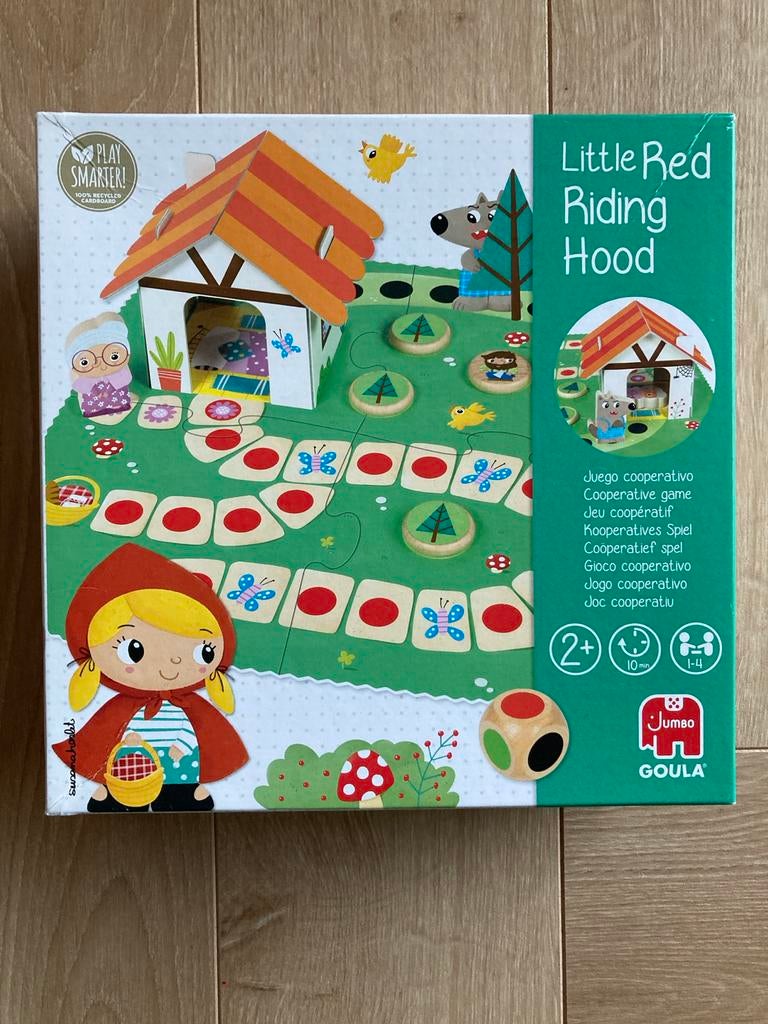 Roodkapje Bordspel - Jumbo - Coöperatief, Een of twee spelers, Ophalen of Verzenden, Zo goed als nieuw, Reisspel