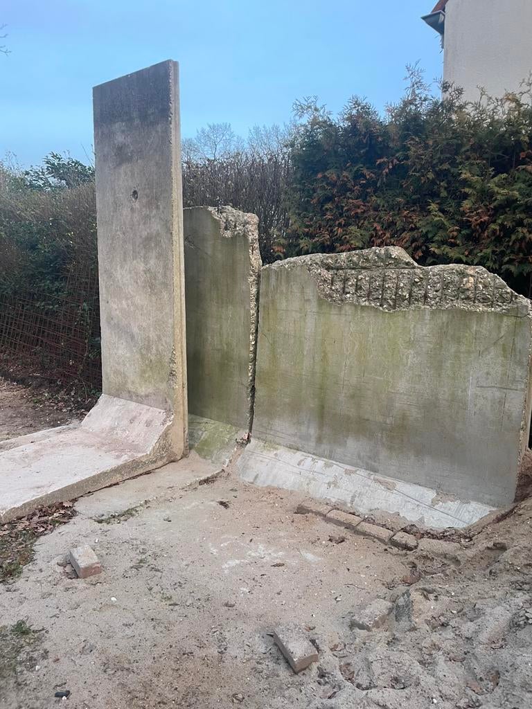 Keerwanden, Tuin en Terras, Ophalen, Gebruikt, 100 tot 200 cm, 50 cm of meer