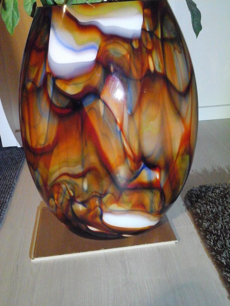 Design Vaas Makoro Krosno, Ophalen, Overige kleuren, Nieuw, Glas