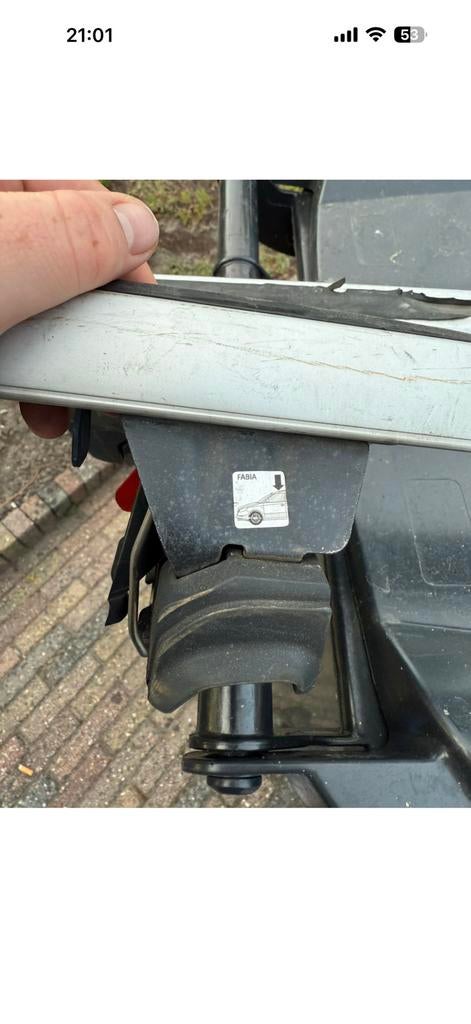 Dakdragers skoda fabia, Ophalen, Gebruikt