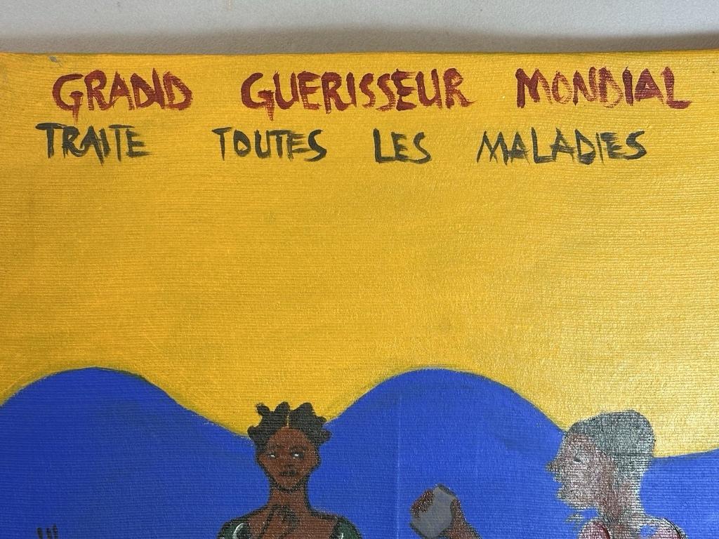 260102 Naive painting - "great healer, treats all diseases", Ophalen of Verzenden