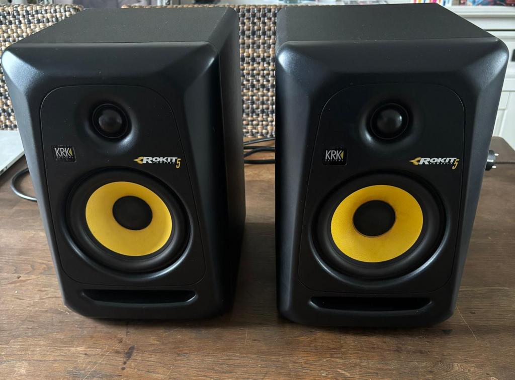 KRK Rokit G3 Studio Monitor Speakers, Ophalen of Verzenden, Zo goed als nieuw, Front, Rear of Stereo speakers, Overige merken