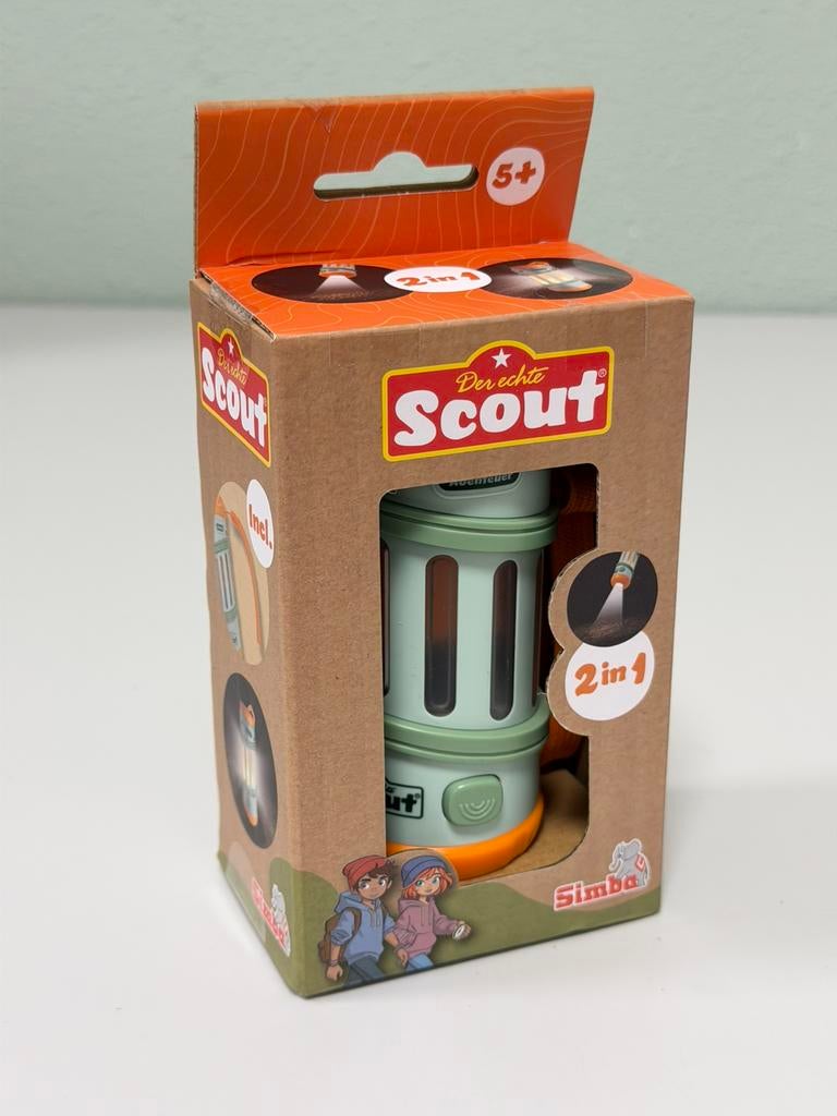 Scout - 2-In-1-Kinderen-Zaklamp - Buiten-Spel-Uitrusting, Caravans en Kamperen, Zaklampen, Nieuw, Batterij, Ophalen of Verzenden